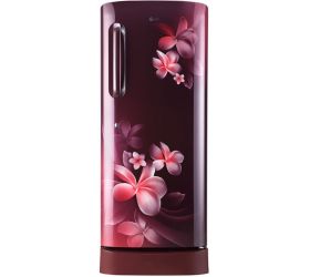 LG 235 L Direct Cool Single Door 4 Star 2020 Refrigerator with Base Drawer Scarlet Plumeria, GL-D241ASPY image