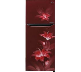 LG 260 L Frost Free Double Door 2 Star Convertible Refrigerator Ruby Glow, GL-T292SRGY image