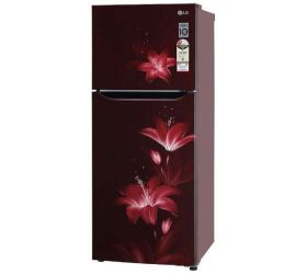 LG 260 L Frost Free Double Door Top Mount 2 Star Refrigerator RubyGlow, GL-N292BRGY image