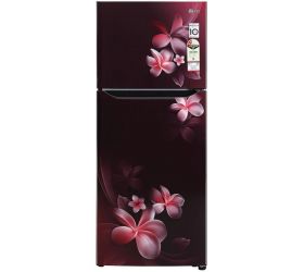 LG 260 L Frost Free Double Door Top Mount 2 Star Refrigerator ScarletPlumeria, GL-N292DSPY image