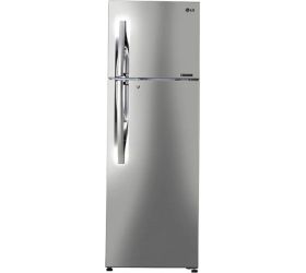 LG 284 L Frost Free Double Door 3 Star 2020 Convertible Refrigerator Shiny Steel, GL-T302RPZ3 image
