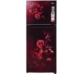 LG 284 L Frost Free Double Door Top Mount 2 Star Convertible Refrigerator Scarlet Euphoria, GL-S302SSEY image