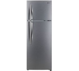 LG 308 L Frost Free Double Door 2 Star 2020 Refrigerator Dazzle Steel, GL-C322KDSY image
