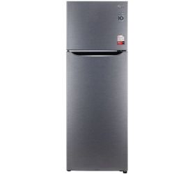 LG 308 L Frost Free Double Door Top Mount 2 Star Refrigerator Dazzle Steel, GL-S322SDSY image