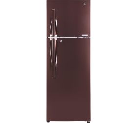 LG 335 L Frost Free Double Door 3 Star 2020 Refrigerator Amber Steel, GL-T372JASN image