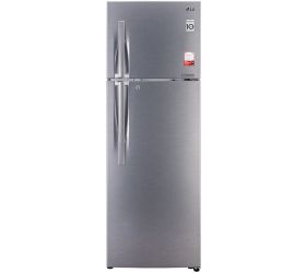 LG 335 L Frost Free Double Door 3 Star Convertible Refrigerator Dazzle Steel, GL-T372JDS3 image
