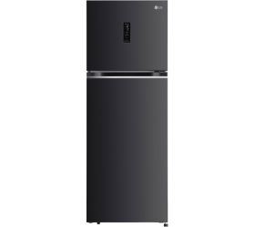 LG 340 L Frost Free Double Door 3 Star Convertible Refrigerator Ebony Sheen, GL-T342VESX image