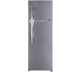 LG 360 L Direct Cool Double Door 3 Star 2020 Refrigerator Shiny Steel, GL-T402JPZ3 image