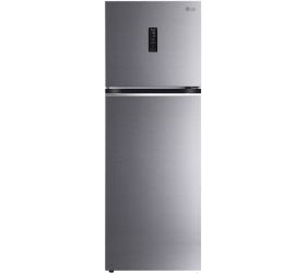 LG 360 L Direct Cool Double Door 3 Star Convertible Refrigerator Dazzle Steel, GL-T382VDSX image