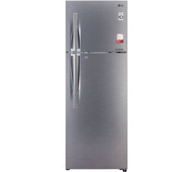 LG 360 L Frost Free Double Door 2 Star Convertible Refrigerator Dazzle Steel, GL-T402JDSY image