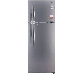 LG 360 L Frost Free Double Door 3 Star Convertible Refrigerator Dazzle Steel, GL-T402JDS3 image