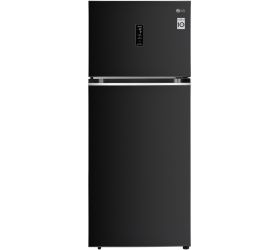 LG 408 L Frost Free Double Door 3 Star Convertible Refrigerator Ebony Sheen, GL-T412VESX image
