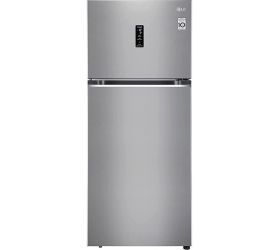 LG 408 L Frost Free Double Door 3 Star Convertible Refrigerator Shiny Steel, GL-T412VPZX image