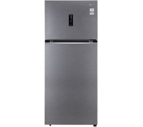 LG 408 L Frost Free Double Door Top Mount 3 Star Convertible Refrigerator Dazzle Steel, GL-T412VDSX image