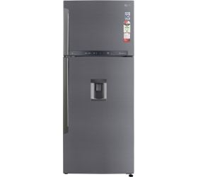 LG 471 L Frost Free Double Door Top Mount 3 Star Convertible Refrigerator Shiny Steel, GL-T502XPZ3 image