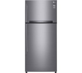 LG 547 L Frost Free Double Door 3 Star 2020 Refrigerator Platinum Silver III, GN-H702HLHQ image