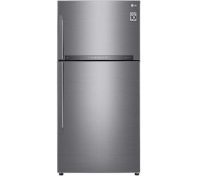 LG 630 L Frost Free Double Door 3 Star Refrigerator Platinum Silver 3, GR-H812HLHQ image