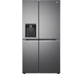 LG 635 L Frost Free Side by Side Refrigerator Shiny Steel, GL-L257CPZX image