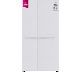 LG 655 L Frost Free Side by Side Refrigerator Linnen White, GL-B257DLWX image