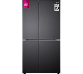 LG 655 L Frost Free Side by Side Refrigerator Matte Black, GL-B257EMCX image