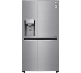 LG 668 L Direct Cool Side by Side Refrigerator Platinum Silver III, GC-L247CLAV image