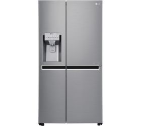 LG 668 L Frost Free Side by Side 2020 Refrigerator Platinum Silver 3, GC-L247CLAV image