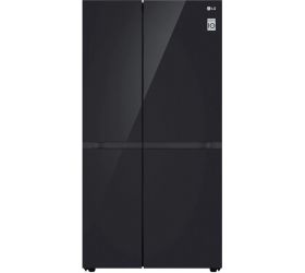 LG 675 L Frost Free Side by Side Refrigerator Black Mirror, GC-B257UGBM image