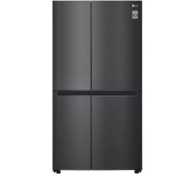 LG 688 L Frost Free Side by Side 5 Star Refrigerator Matt Black, GC-B257KQBV image