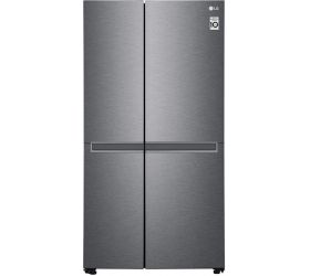 LG 688 L Frost Free Side by Side Inverter Technology Star Refrigerator Dazzle Steel, GC-B257KQDV image