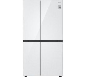 LG 694 L Frost Free Side by Side Inverter Technology Star Refrigerator Linen White, GC-B257UGLW image