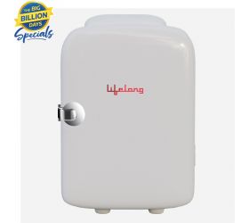 Lifelong 4 L Thermoelectric Cooling Single Door Refrigerator White, LLPR04W image