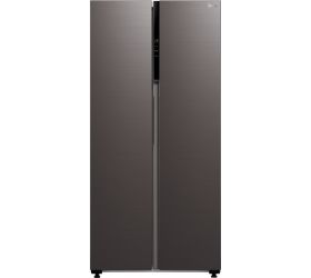 Midea 482 L Frost Free Side by Side Refrigerator Black, MDRS619FGG28IND image
