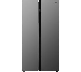 Midea 584 L Frost Free Side by Side Refrigerator Stainless Steel Finish, MRFS5920SSLF image