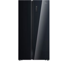 Midea 661 L Frost Free Side by Side Refrigerator Glass Door Finish, MDRS853FGG22IND image