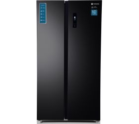Motorola 592 L Smart Wifi Enabled Frost Free Side by Side Refrigerator Premium Black, 592HSMTB image