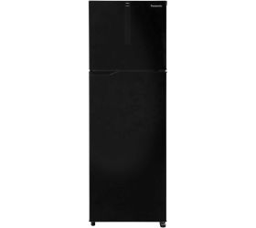 Panasonic 257 L Frost Free Double Door 3 Star Refrigerator Diamond Black, NR-TH292CPKN image