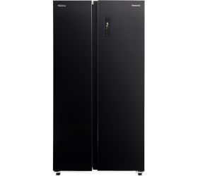 Panasonic 592 L Frost Free Side by Side Refrigerator with Wifi Connectivity Black Class, NR-BS62GKX1 image