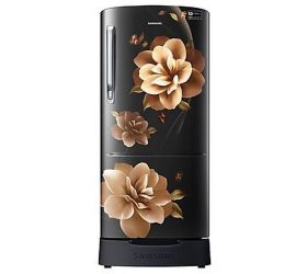 SAMSUNG 183 L Direct Cool Single Door 3 Star Refrigerator with Base Drawer Camellia Black, RR20C1823CB/HL image