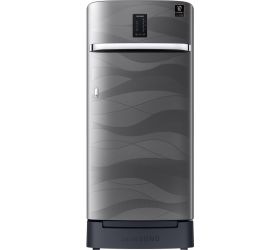 SAMSUNG 189 L Direct Cool Single Door 5 Star Refrigerator with Base Drawer with Inverter or Digital Inverter Hydrangea Blue, RR21C2F25HS/HL image