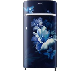SAMSUNG 189 L Frost Free Single Door 5 Star Refrigerator Midnight Blossom Blue, RR21C2G25UZ/HL image