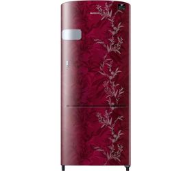 Samsung 192 L Direct Cool Single Door 3 Star 2020 Refrigerator Mystic Red, RR20T1Y1Y6R/HL image