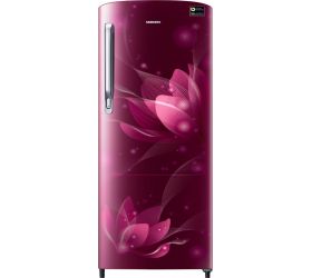 Samsung 192 L Direct Cool Single Door 3 Star 2020 Refrigerator Saffron Red, RR20T272YR8/NL image