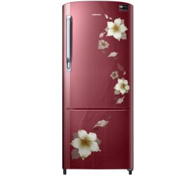 Samsung 192 L Direct Cool Single Door 3 Star 2020 Refrigerator Star Flower Red, RR20T172YR2/HL image
