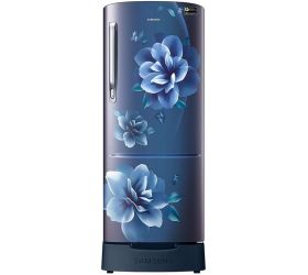 SAMSUNG 192 L Direct Cool Single Door 3 Star Refrigerator with Base Drawer Camellia Blue, RR20A182YCU/HL image