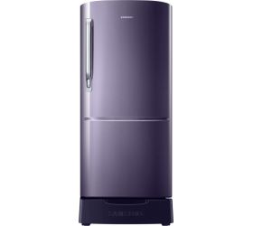 SAMSUNG 192 L Direct Cool Single Door 3 Star Refrigerator with Base Drawer Pebble Blue, RR20T282YUT/NL image