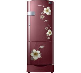 SAMSUNG 192 L Direct Cool Single Door 3 Star Refrigerator with Base Drawer Star Flower Red, RR20T1Z2YR2/HL image