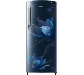 Samsung 192 L Direct Cool Single Door 4 Star 2019 Refrigerator Blooming Saffron Blue, RR20N172YU8-HL/RR20N272YU8-NL image