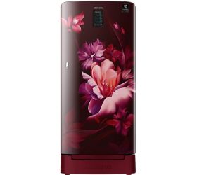 SAMSUNG 192 L Direct Cool Single Door 4 Star Refrigerator with Base Drawer with Digi Touch Cool, Curd Maestro + BSD MIDNIGHT BLOSSOM RED, RR21A2N2XRZ/HL image