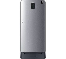 SAMSUNG 198 L Direct Cool Single Door 3 Star Refrigerator with Base Drawer Elegant Inox, RR21A2D2YS8/HL image