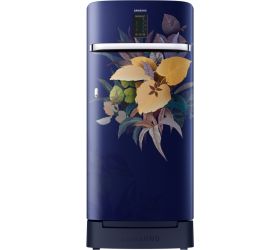 SAMSUNG 198 L Direct Cool Single Door 3 Star Refrigerator with Base Drawer Urban Tropical Blue, RR21B2F2YVB/HL image